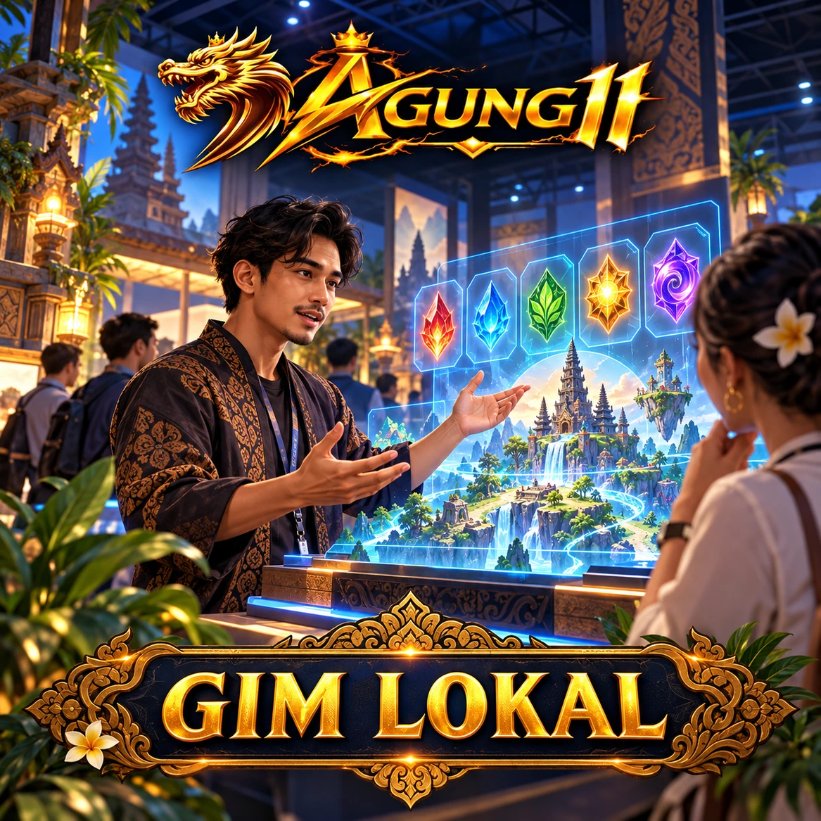 Ilustrasi editorial IGDX 2026: Melihat Gim Lokal Lebih Jauh dari Trailer